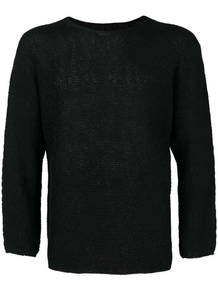 Homme Plissé Issey Miyake Knitted Sweater - Black