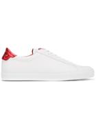 Givenchy 'urban Knots' Contrast Heel Sneakers - White