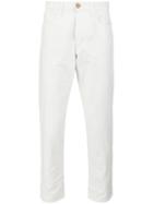 321 Slim Fit Trousers, Men's, Size: 36, White, Cotton