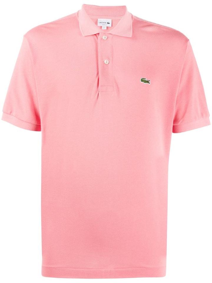 Lacoste Colour Block Polo Shirt - Pink