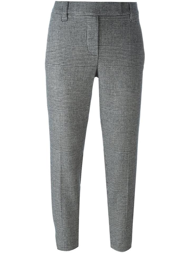 Brunello Cucinelli Prince Of Wales Cropped Pants