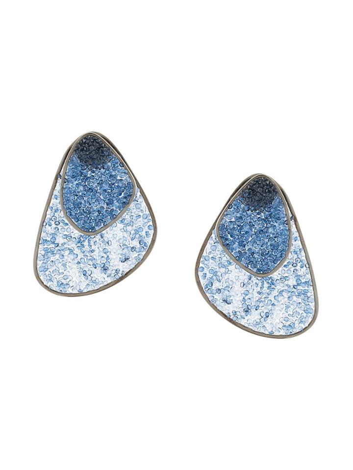 Peter Pilotto Textured Earrings - Blue