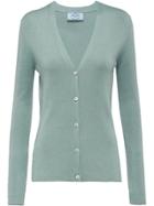 Prada Front Button Cardigan - Yellow