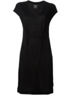 Majestic Filatures T-shirt Dress, Women's, Size: 1, Black, Linen/flax/spandex/elastane