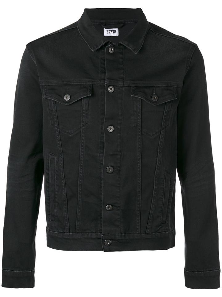 Edwin - Denim Jacket - Men - Cotton/spandex/elastane - Xl, Black, Cotton/spandex/elastane