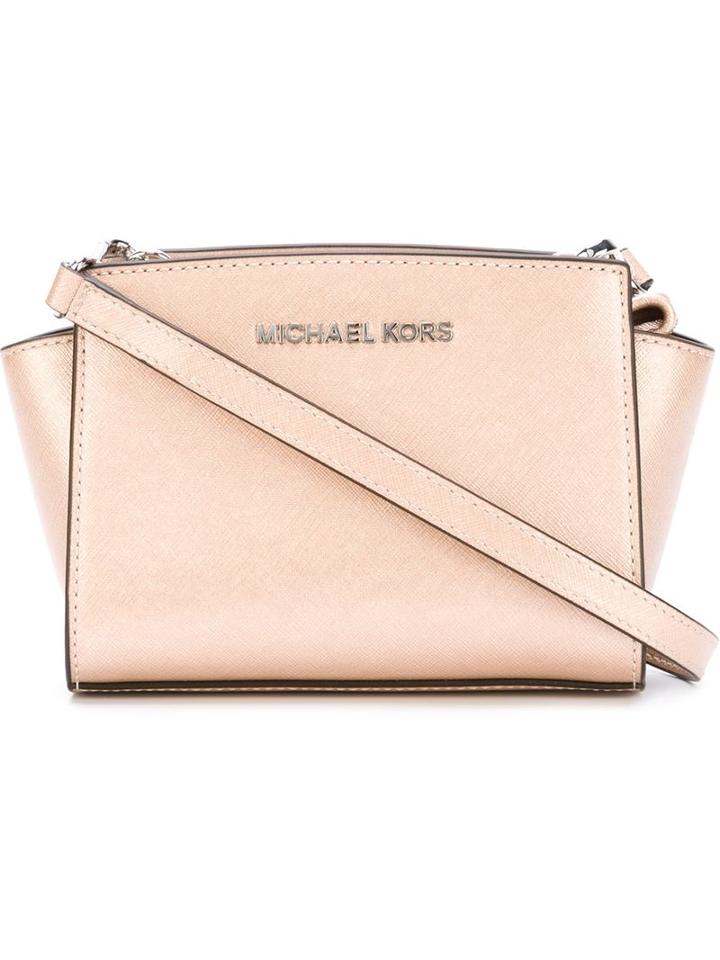 Michael Michael Kors Mini 'selma' Crossbody Bag, Women's, Pink/purple