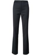 Elie Tahari High-waisted Trousers, Women's, Size: 12, Blue, Triacetate/polyester