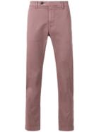 Al Duca D'aosta 1902 Cuff Straight Leg Trousers - Pink & Purple