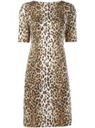 Carolina Herrera Leopard Print T-shirt Dress