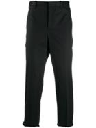 Neil Barrett Cut Off Detail Trousers - Black