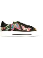 Valentino Butterfly Appliqué Sneakers
