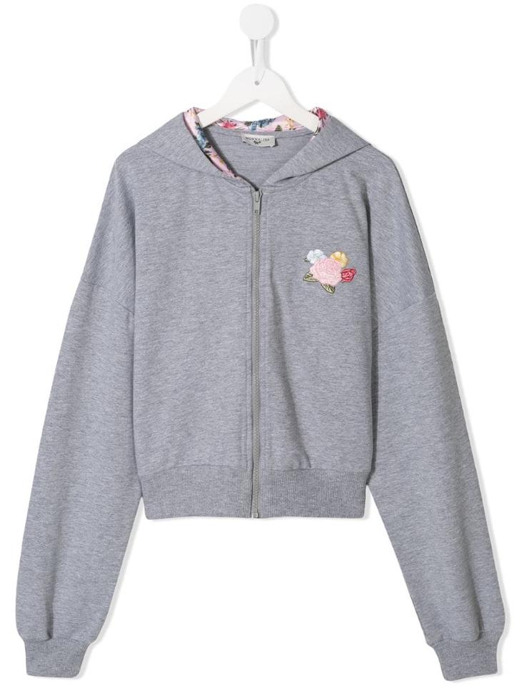 Monnalisa Hoodie Jacket - Grey