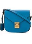 Mcm Small 'patricia' Crossbody Bag, Women's, Blue