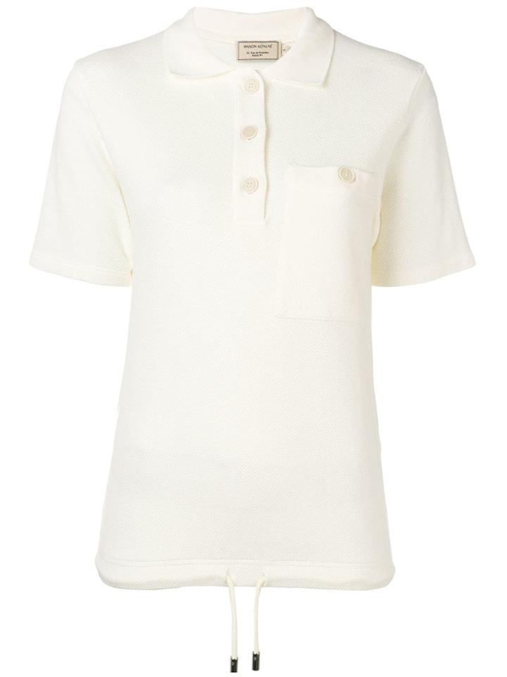 Maison Kitsuné Chest Pocket Polo Shirt - Neutrals