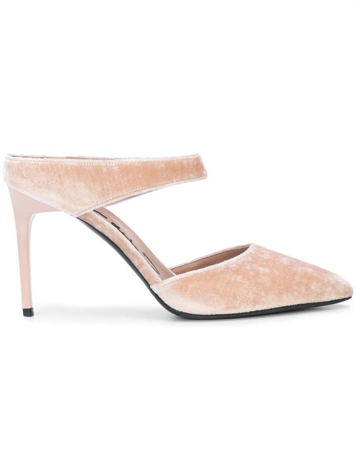 Oscar De La Renta Pointed Mules - Neutrals