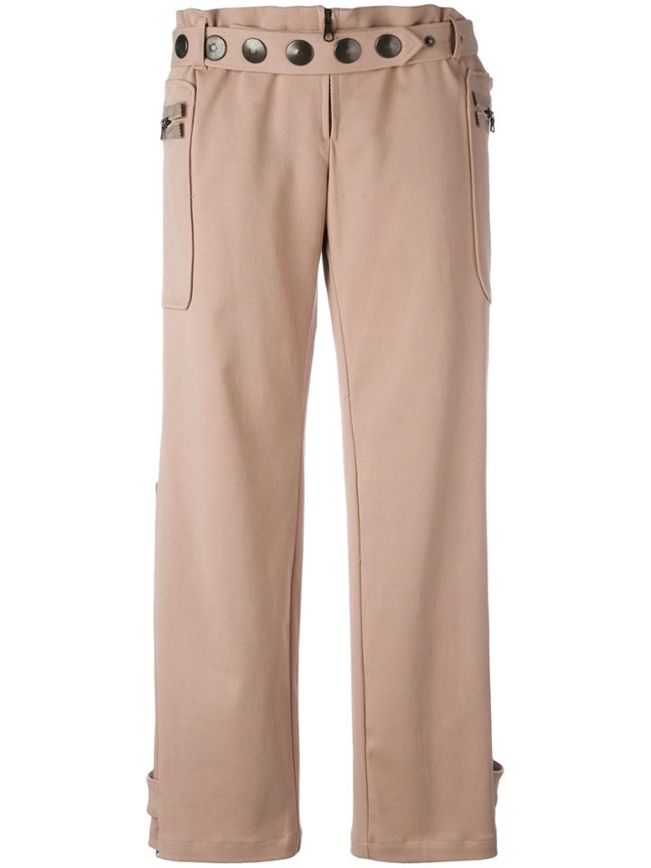 Romeo Gigli Vintage Twill Trousers - Pink & Purple