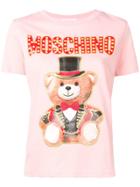 Moschino Teddy Circus Print T-shirt - Pink