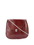 Camiel Fortgens Croco-effect Shoulder Bag - Brown