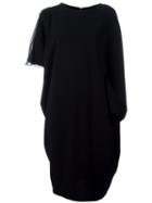 Talbot Runhof 'lodovica' Dress, Women's, Size: 38, Black, Triacetate/polyester