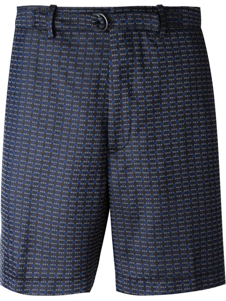 Lanvin Geometric Print Jacquard Bermuda Shorts