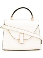 Valextra - Foldover Mini Tote - Women - Calf Leather - One Size, Nude/neutrals, Calf Leather
