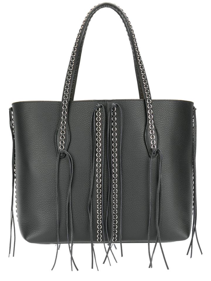Tod's Eyelet Embellished Tote - Black