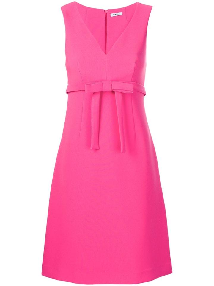 P.a.r.o.s.h. Sleeveless Belted Dress - Pink
