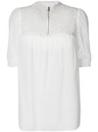 3.1 Phillip Lim Embroidered Patch Blouse - White