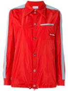 Brognano Snap-up Bomber Jacket, Women's, Size: 40, Red, Polyester