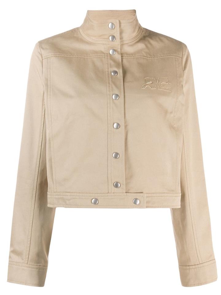 Courrèges Snap-button Jacket - Neutrals