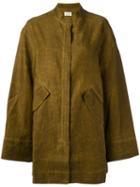 Simon Miller - Flap Pocket Coat - Women - Cotton - 1, Women's, Green, Cotton