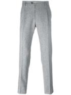 Tagliatore Tailored Trousers, Men's, Size: 54, Grey, Acetate/viscose/virgin Wool