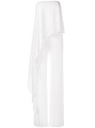 Adam Lippes Off-shoulder Jumpsuit, Women's, Size: 2, White, Viscose/silk