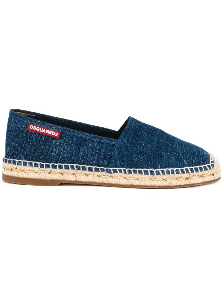 Dsquared2 Denim Espadrilles - Blue