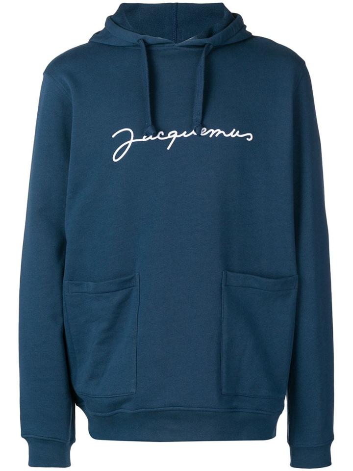 Jacquemus Logo Hoodie - Blue