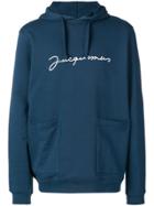 Jacquemus Logo Hoodie - Blue
