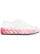 Marco De Vincenzo Braided Sole Sneakers - White