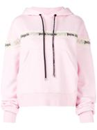 Palm Angels Lace Hoodie - Pink