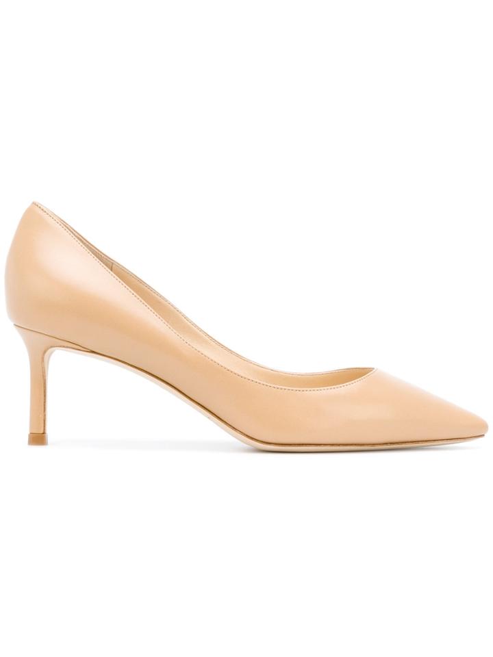 Jimmy Choo Low Heel Pumps - Nude & Neutrals