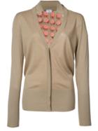 Akris Punto Riviera Cardigan, Women's, Size: 4, Nude/neutrals, Wool