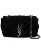Saint Laurent Classic Baby 'monogram' Crossbody Bag, Women's, Black