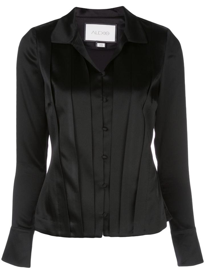 Alexis Ottile Silk Shirt - Black