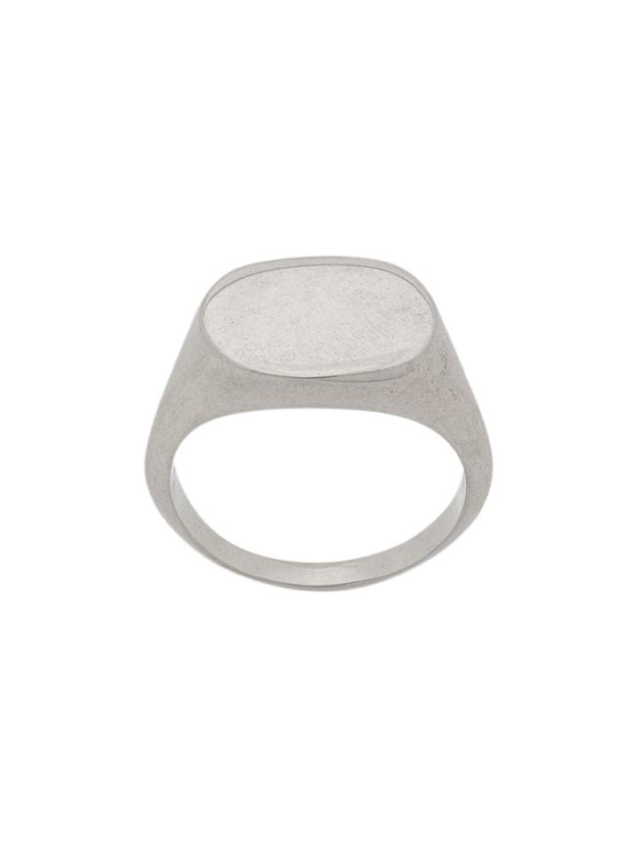 Jil Sander Antique-effect Ring - Silver