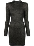 Balmain Structured Fitted Dress - Black