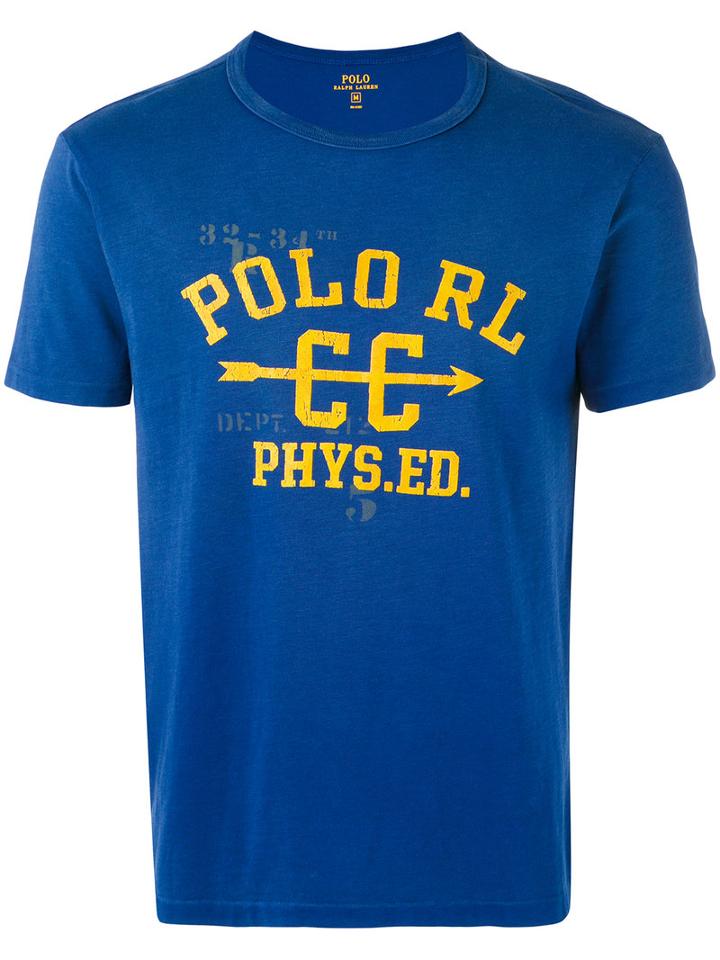 Polo Ralph Lauren - Printed Logo T-shirt - Men - Cotton - Xl, Blue, Cotton