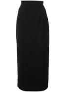 Monique Lhuillier Straight Fit Skirt - Black