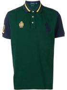 Polo Ralph Lauren Embroidered Crest Logo Polo Shirt - Green