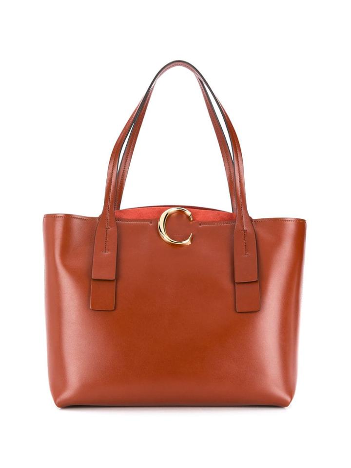 Chloé C Medium Tote Bag - Brown