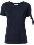 J.w. Anderson Knotted Sleeve T-shirt, Women's, Size: S, Blue, Cotton