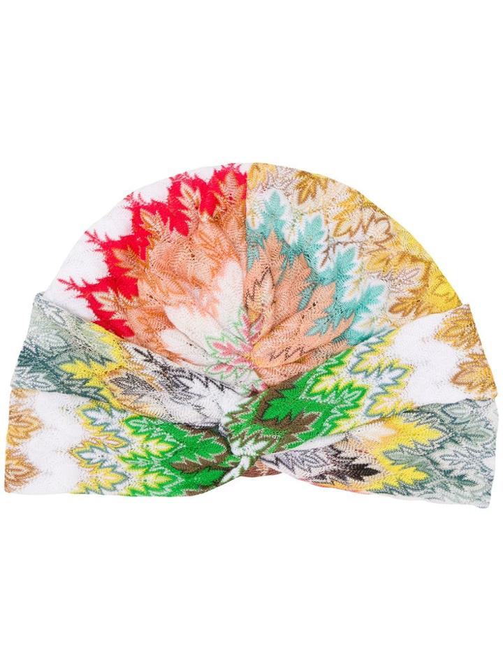 Missoni Patterned Turban - Red